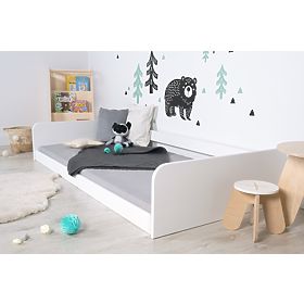 Letto Montessori in legno Sia - bianco, Ourbaby®