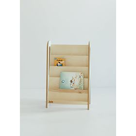 Libreria per bambini SLIM S - bianca, baby wood