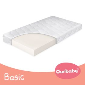 Materasso in schiuma BASIC - 120x60 cm, Ourbaby®