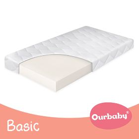 Materasso in schiuma BASIC - 160x70 cm, Ourbaby®