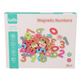 Numeri magnetici in legno, Lelin