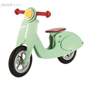 Paraurti Janod Vespa in legno color menta