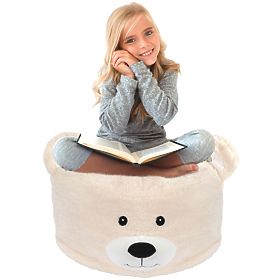 Pouf di peluche - Orso