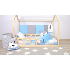 Protezione per letto Ourbaby - grigio chiaro, Dreamland