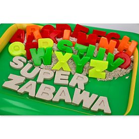 Sabbia cinetica da 3 kg con sabbiera gonfiabile e stampi, Adam Toys piasek