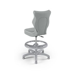 Sedia ergonomica per bambini regolabile in altezza 119-142 cm - grigia, ENTELO