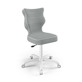 Sedia ergonomica per scrivania regolabile in altezza 146-176,5 cm - grigia