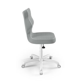 Sedia ergonomica per scrivania regolabile in altezza 146-176,5 cm - grigia, ENTELO