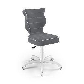 Sedia ergonomica per scrivania regolabile in altezza 146-176,5 cm - grigio scuro