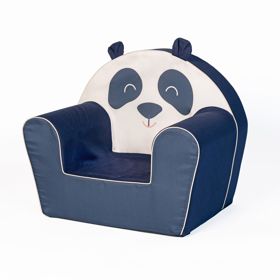 Sedia per bambini Panda con orecchie, Delta-trade