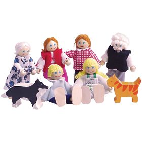 Set casa familiare Bigjigs Toys