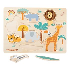 Puzzle in legno Small Foot Insert Safari, small foot