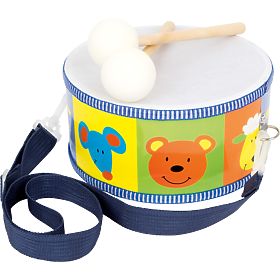 Strumenti musicali in legno per bambini Small Foot, animali a tamburo