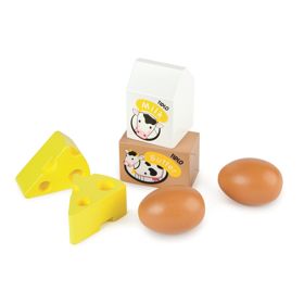 Tidlo Cassetta di legno con latticini e uova, Tidlo