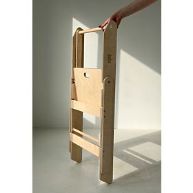 Torre di apprendimento pieghevole - naturale, baby wood